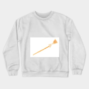 Halloween, broom, magic, holiday, illustration, watercolor, festive, good mood, autumn, autumn Crewneck Sweatshirt